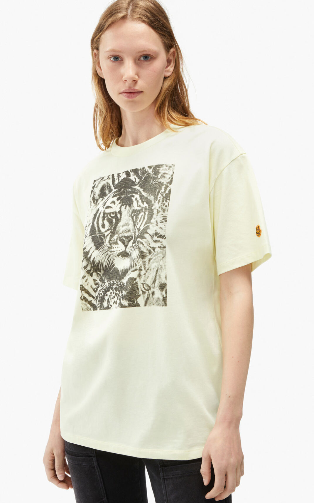 Kenzo Wildtigers oversized Póló Női Bézs | ID.811874